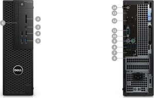 Komputer Dell Precision T3420 SFF Intel Xeon E3-1245 v5 24 GB 500 GB SSD Windows 10 Pro 3