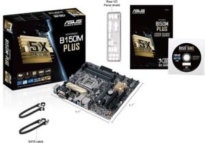 Płyta główna Asus B150M-PLUS, B150, DDR4, SATA3, USB 3.0, mATX (90MB0PL0-M0EAY0) 5