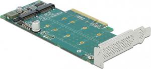 Kontroler Delock PCIe 4.0 x8 - 2x M.2 NVMe M-key (89045) 1