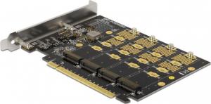 Kontroler Delock PCIe 4.0 x16 - 4x M.2 M-key NVMe (89017) 1