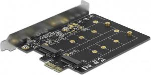 Kontroler Delock PCIe 3.0 x1 - 2x M.2 SATA B-key (90432) 1