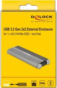 Kieszeń Delock M.2 NVMe PCIe SSD - 20 Gbps USB 3.2 Gen 2x2 (42001) 5