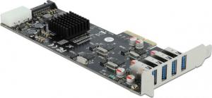 Kontroler Delock PCIe 2.0 x4 - 4x USB 3.2 Gen 1 (89008) 1