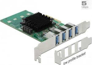 Kontroler Delock PCIe 2.0 x4 - 4x USB 3.0 (89048) 2