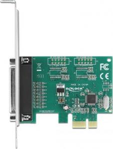Kontroler Delock PCIe x1 - port równoległy DB-25 (90412) 2