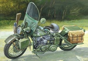 Italeri US Army WWII Motorcycle (7401) 1