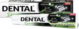 Dental Duopack DENTAL Black & White Wybielająca pasta do zębów, 2x75 ml 1