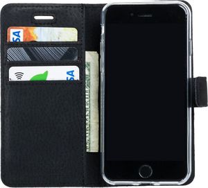 Surazo Etui na telefon Surazo ze skóry naturalnej Wallet case - Nubuk Czarny i Pantera (51172-294) - 51172-294 2