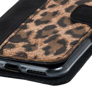 Surazo Etui na telefon Surazo ze skóry naturalnej Wallet case - Nubuk Czarny i Pantera (51172-295) - 51172-295 6