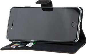 Surazo Etui na telefon Surazo ze skóry naturalnej Wallet case - Nubuk Czarny i Pantera (51172-277) - 51172-277 4