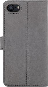 Surazo Etui na telefon Surazo ze skóry naturalnej Wallet case - Nubuk Szary i Granatowy (51401-300) - 51401-300 3