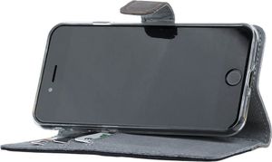 Surazo Etui na telefon Surazo ze skóry naturalnej Wallet case - Nubuk Szary i Granatowy (51401-301) - 51401-301 4