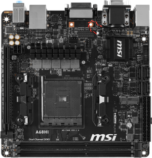 Płyta główna MSI A68HI, FM2+, DDR3, SATA3, USB 3.0, mITX (7969-002R) 2
