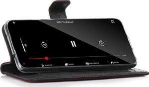 Surazo Etui na telefon Surazo ze skóry naturalnej Wallet case - Nubuk Czerwony (51944-232) - 51944-232 4