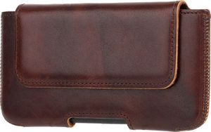 Surazo Etui do telefonu Surazo skóra naturalna Belt case - Western Ciemny Brązowy (51111-297) - 51111-297 5