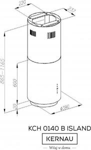 Okap Kernau KCH 0340 B Island 2