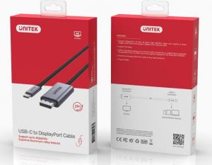 Adapter USB Unitek USB-C - DisplayPort Czarny  (V1409A) 7