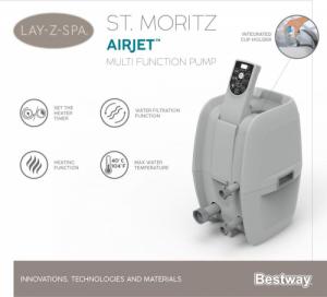 Jacuzzi ogrodowe Bestway Lay-Z-Spa St. Moritz 216 cm x 71 cm (60023) 10