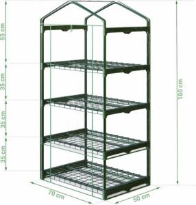 Plonos Miniszklarenka 50 cm x 70 cm x 160 cm (4923) 5