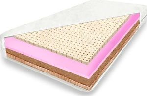 Materace z Gór Materac piankowy wysokoelastyczna pianka HR z lateksem i kokos 160x200 2