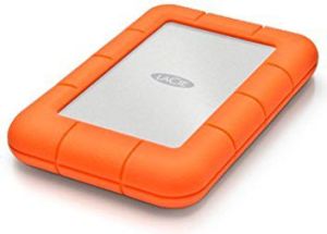 Dysk zewnętrzny HDD LaCie Rugged Mini 4TB Srebrno-pomarańczowy (LAC9000633) 1