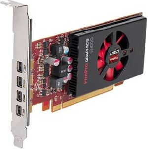 Karta graficzna Dell AMD FirePro W4100 2GB GDDR5 (128 bit) 4x Mini DisplayPort (52307618/490-BCHO) 1