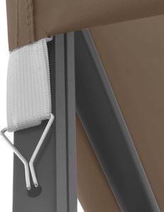 vidaXL Altana, 3 x 3 m, kolor taupe 6