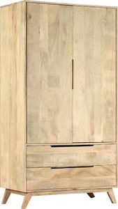vidaXL Szafa, 100 x 55 x 190 cm, lite drewno mango 1