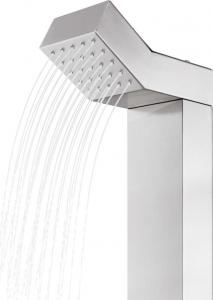 vidaXL Prysznic ogrodowy 220cm stal nierdzewna 3