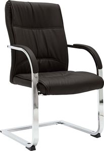 Elior Czarne ergonomiczne krzesło konferencyjne - Lauris 2X 1