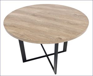 Elior Stół X z blatem Dąb brunico - Inger 2