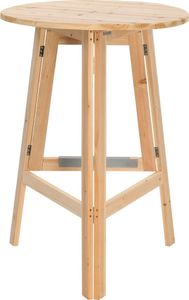 Elior Składany stolik z drewna jodłowego Keller 1