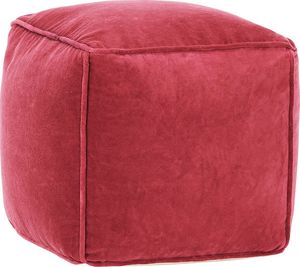 Elior Różowa pufa tapicerowana siedzisko - Bazali 3X 1