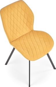 Elior Tapicerowane krzesło Monaco - musztardowe 3