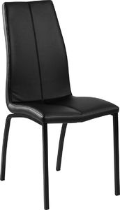 Elior Eleganckie krzesło czarne - Stevi 1