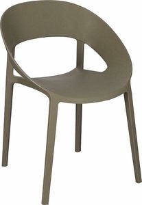 Elior Minimalistyczne krzesło szare - Nante 1