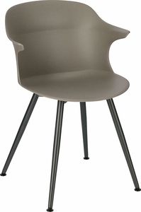 Elior Minimalistyczne krzesło ciemnoszare - Naste 1