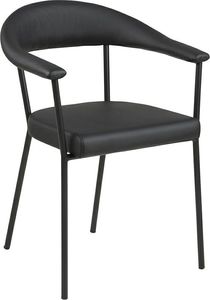 Elior Czarne krzesło tapicerowane - Raffo 1