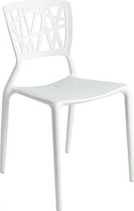 Elior Białe krzesło ażurowe - Timmi 1