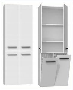 Elior Szafka łazienkowa Malmo 4X - biała 4