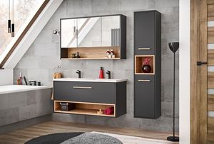 Elior Wiszący słupek łazienkowy w stylu industrialnym - Ketris 2X 2