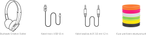 Słuchawki Creative CREATIVE OUTLIER BLACK (51EF0690AA006) 18