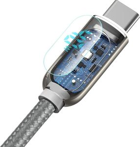Kabel USB Baseus USB-A - USB-C 1 m Srebrny (CATSK-0S) 6