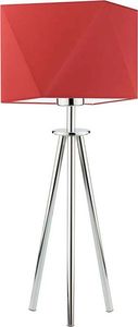 Lampa stołowa Lumes Lampka do sypialni na chromowanym stelażu - EX929-Soveti - 18 kolorów Czerwony 1