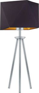 Lampa stołowa Lumes Skandynawska lampka nocna na srebrnym stelażu - EX934-Soveta - 5 kolorów Ciemny Popiel 1