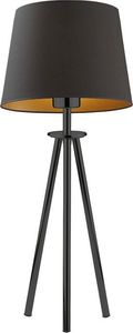 Lampa stołowa Lumes Lampa stołowa trójnóg na czarnym stelażu - EX920-Bergel - 5 kolorów Ciemny Popiel 1