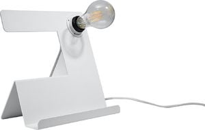 Lampa stołowa Lumes Biała industrialna lampka stołowa - EX562-Inclino 1