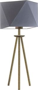 Lampa stołowa Lumes Lampa stołowa trójnóg na złotym stelażu - EX931-Soveti - 18 kolorów Beżowy 1