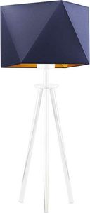 Lampa stołowa Lumes Nowoczesna lampka nocna na białym stelażu - EX932-Soveta - 5 kolorów Granatowy 1