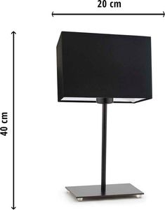 Lampa stołowa Lumes Klasyczna lampka nocna na chromowanym stelażu - EX941-Amalfo - 18 kolorów Zielony 9